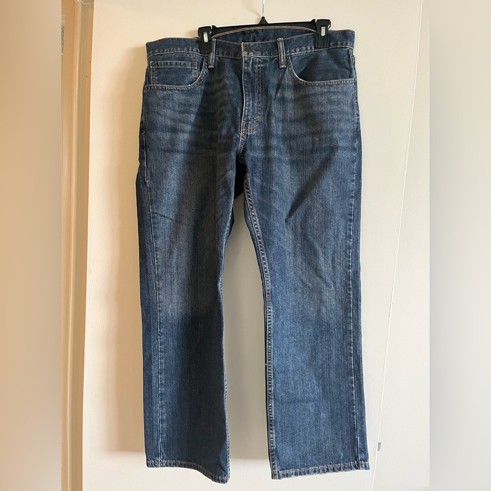 Levi's Men's Straight Fit Blue Jeans